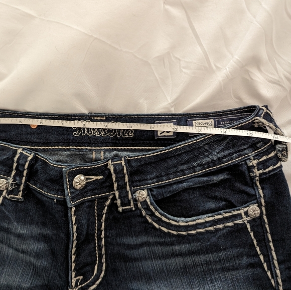 Miss Me Dark wash Bootcut jeans, size 30 like new! - Picture 6 of 7